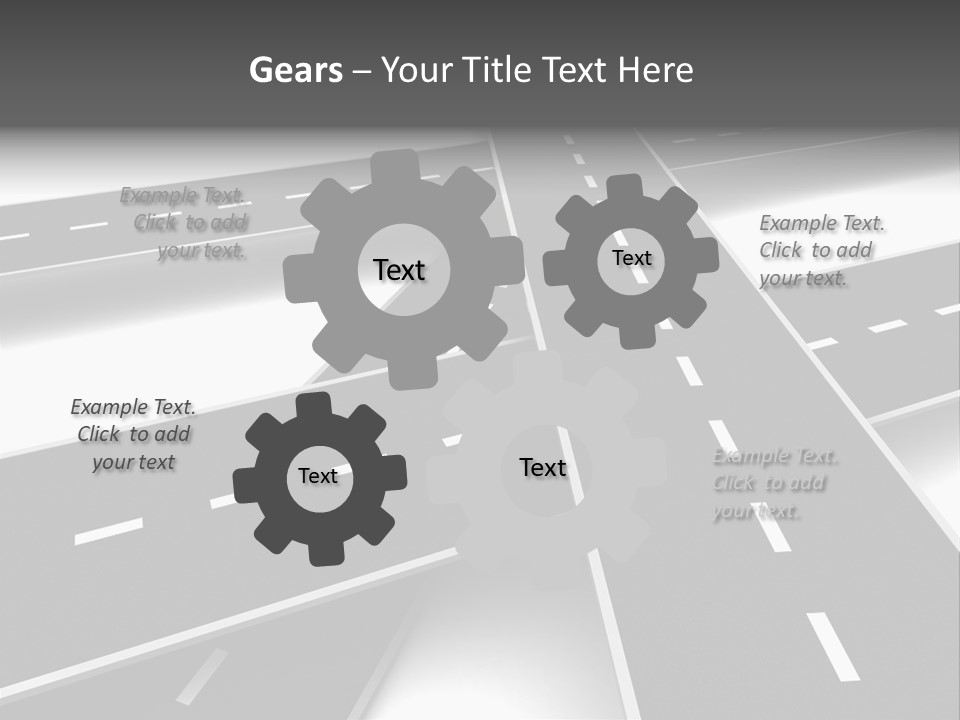 Transportation Turmoil Many PowerPoint Template