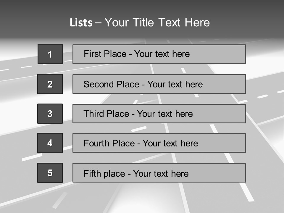 Transportation Turmoil Many PowerPoint Template