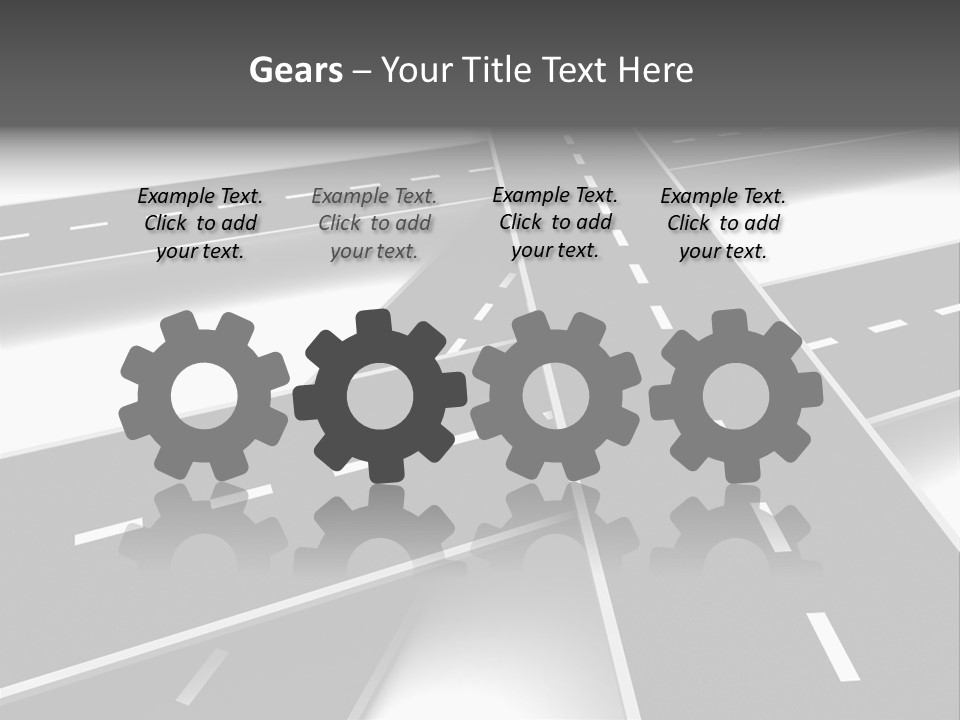 Transportation Turmoil Many PowerPoint Template