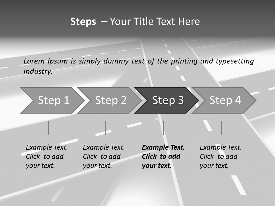 Transportation Turmoil Many PowerPoint Template