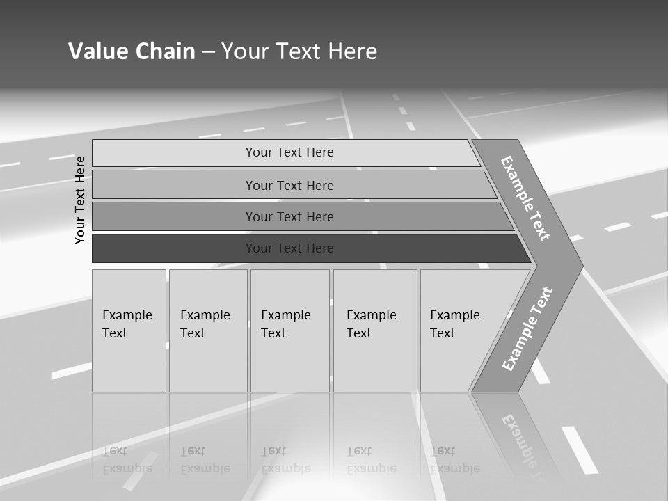 Transportation Turmoil Many PowerPoint Template