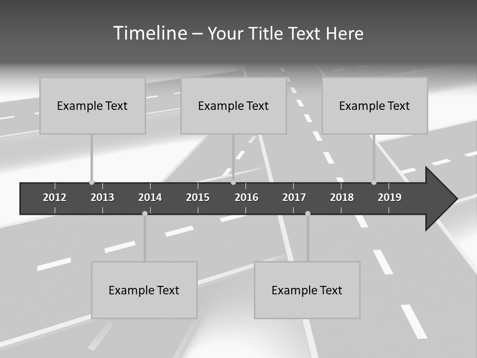 Transportation Turmoil Many PowerPoint Template