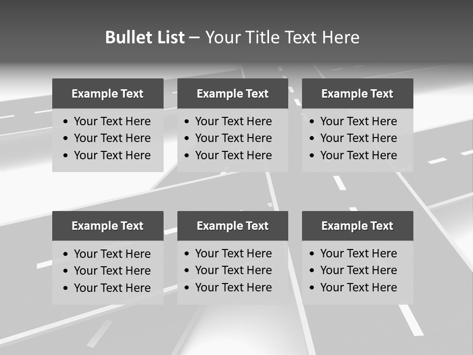 Transportation Turmoil Many PowerPoint Template