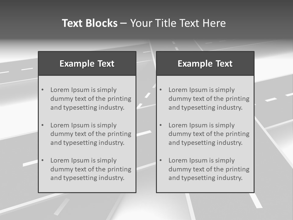 Transportation Turmoil Many PowerPoint Template