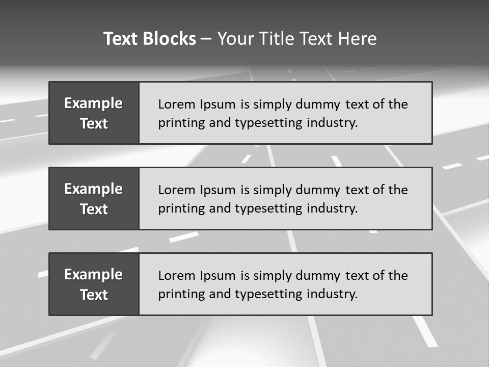 Transportation Turmoil Many PowerPoint Template