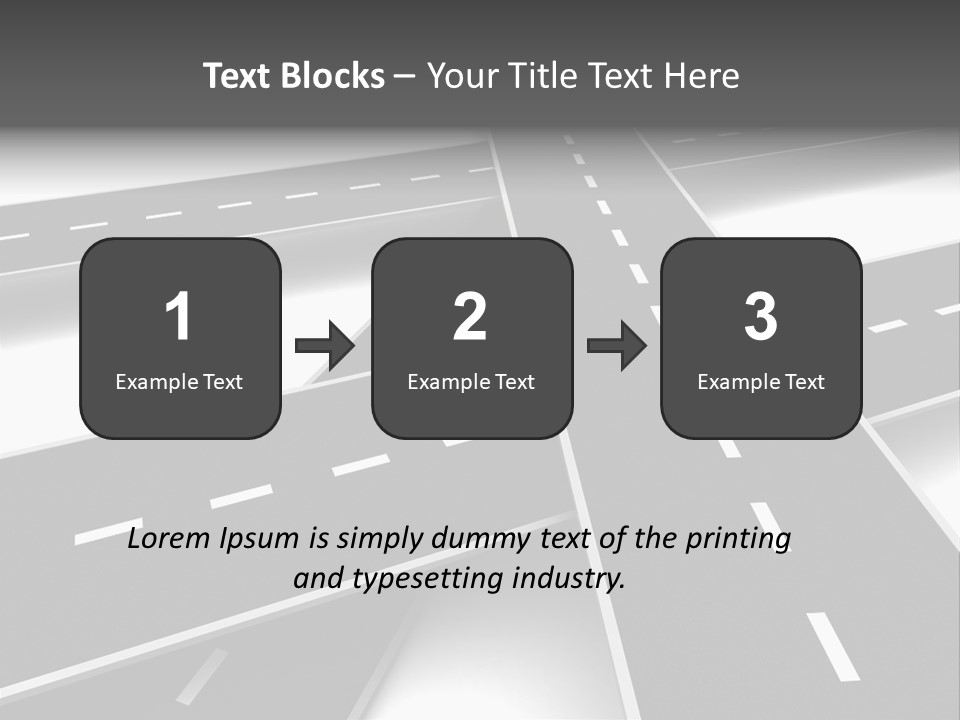 Transportation Turmoil Many PowerPoint Template