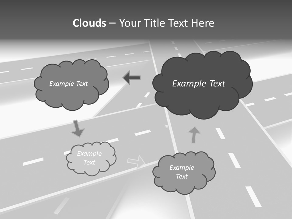 Transportation Turmoil Many PowerPoint Template