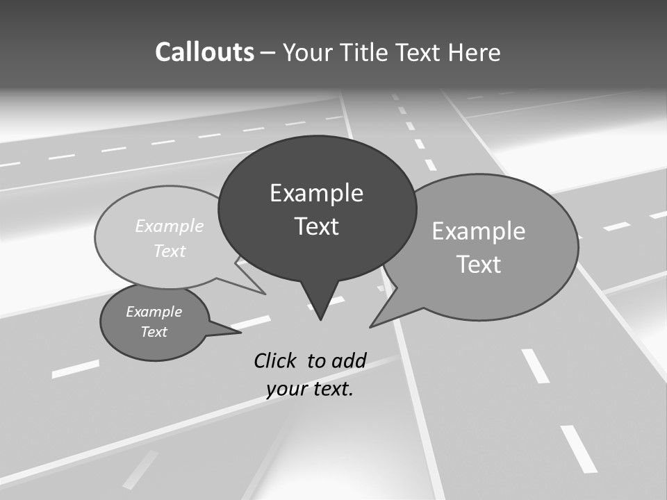 Transportation Turmoil Many PowerPoint Template
