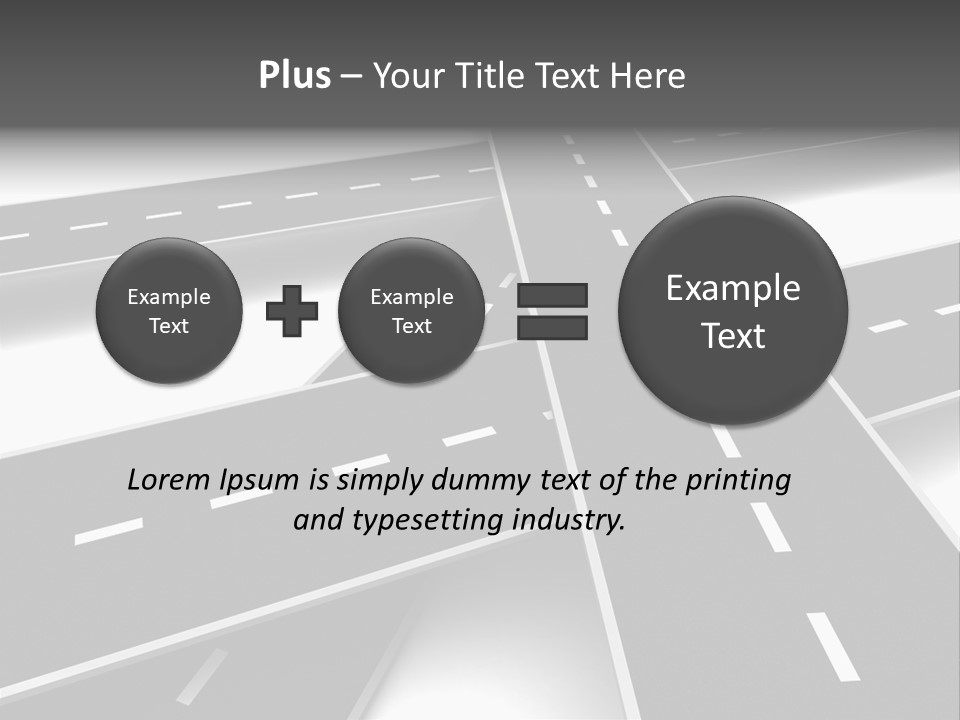 Transportation Turmoil Many PowerPoint Template