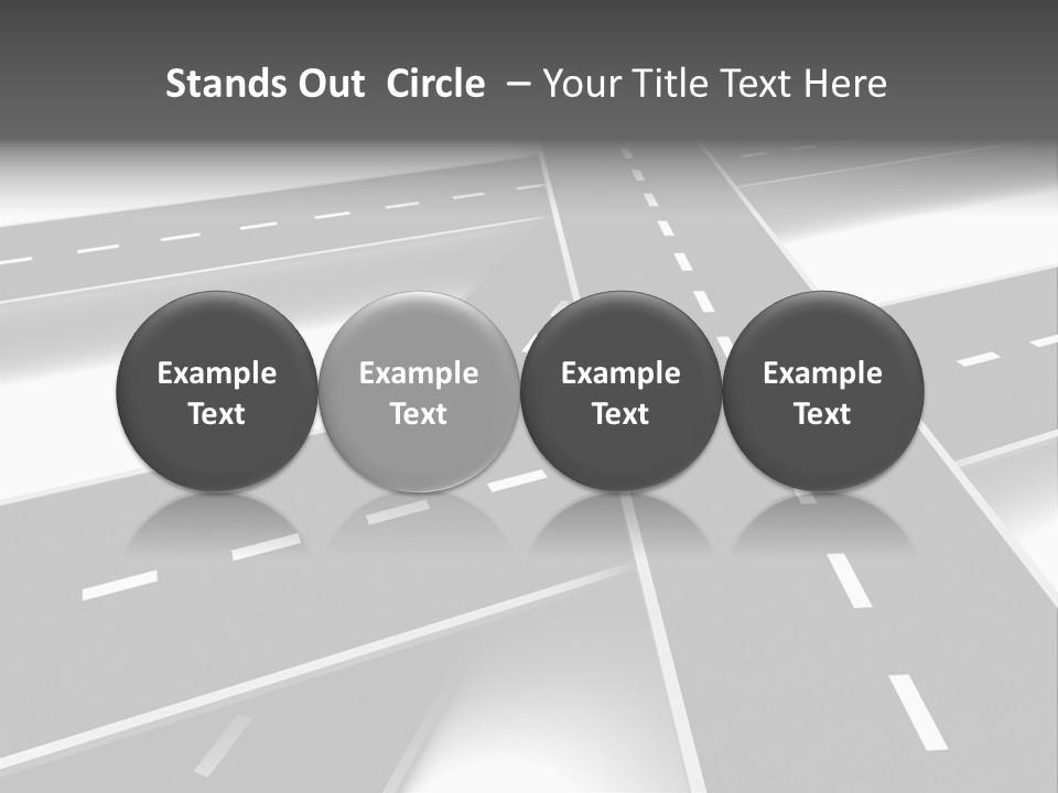 Transportation Turmoil Many PowerPoint Template