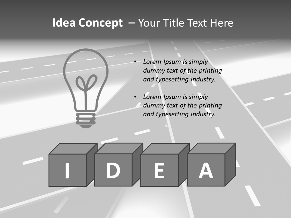 Transportation Turmoil Many PowerPoint Template