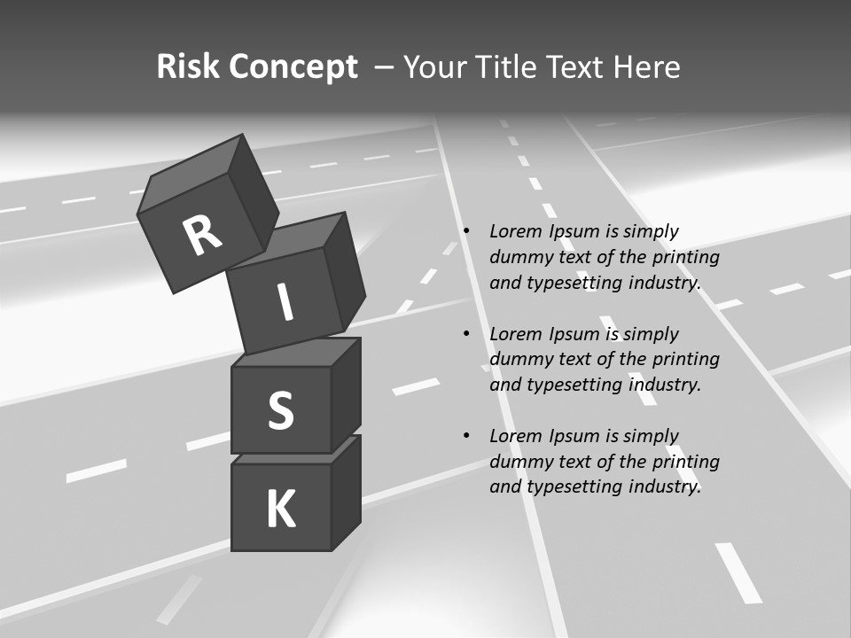 Transportation Turmoil Many PowerPoint Template