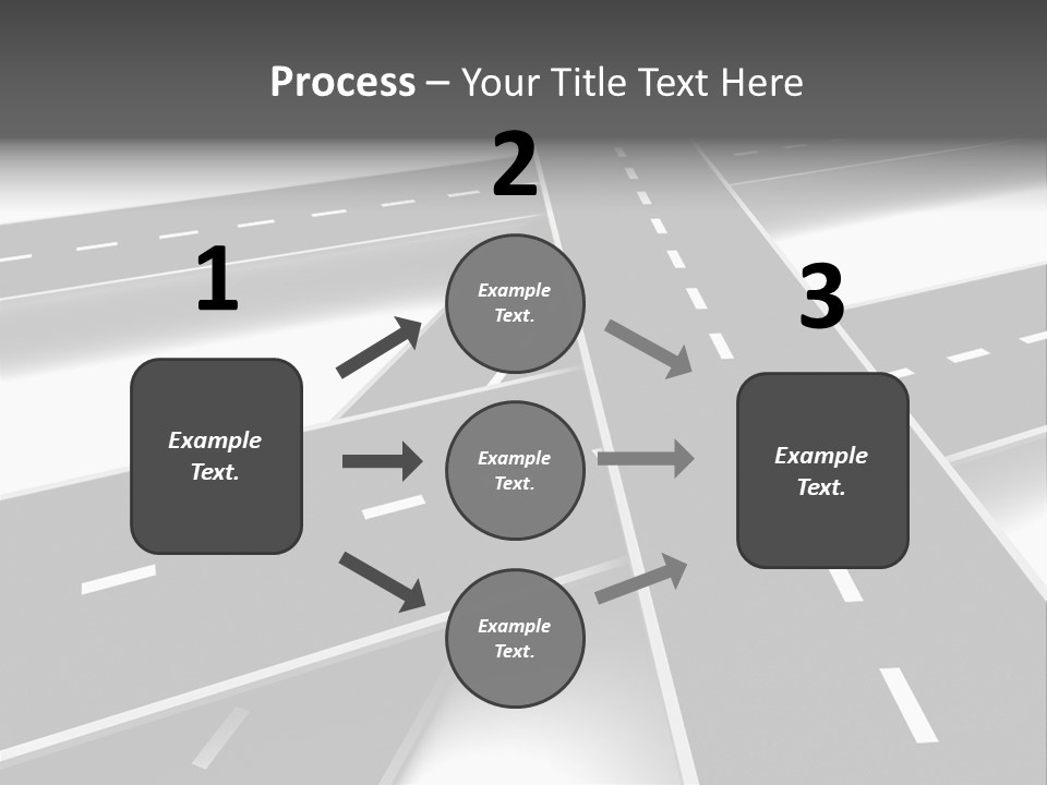 Transportation Turmoil Many PowerPoint Template