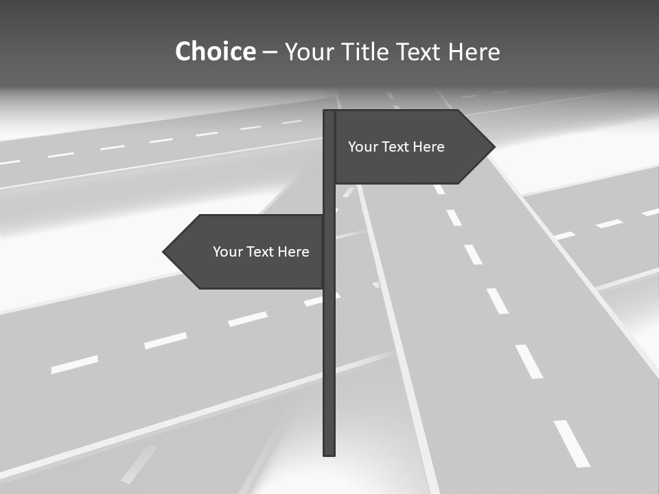 Transportation Turmoil Many PowerPoint Template