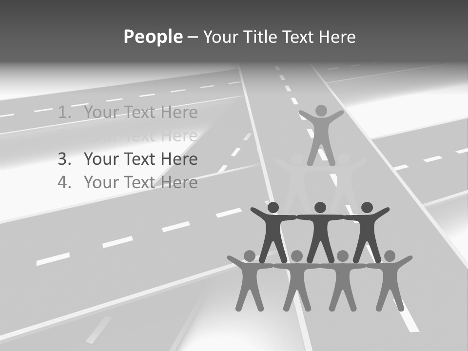 Transportation Turmoil Many PowerPoint Template