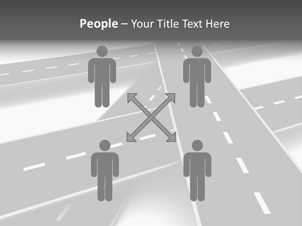 Transportation Turmoil Many PowerPoint Template