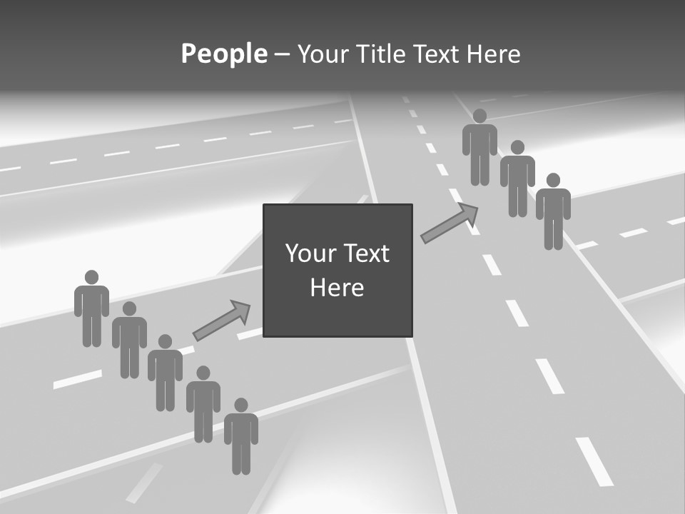 Transportation Turmoil Many PowerPoint Template