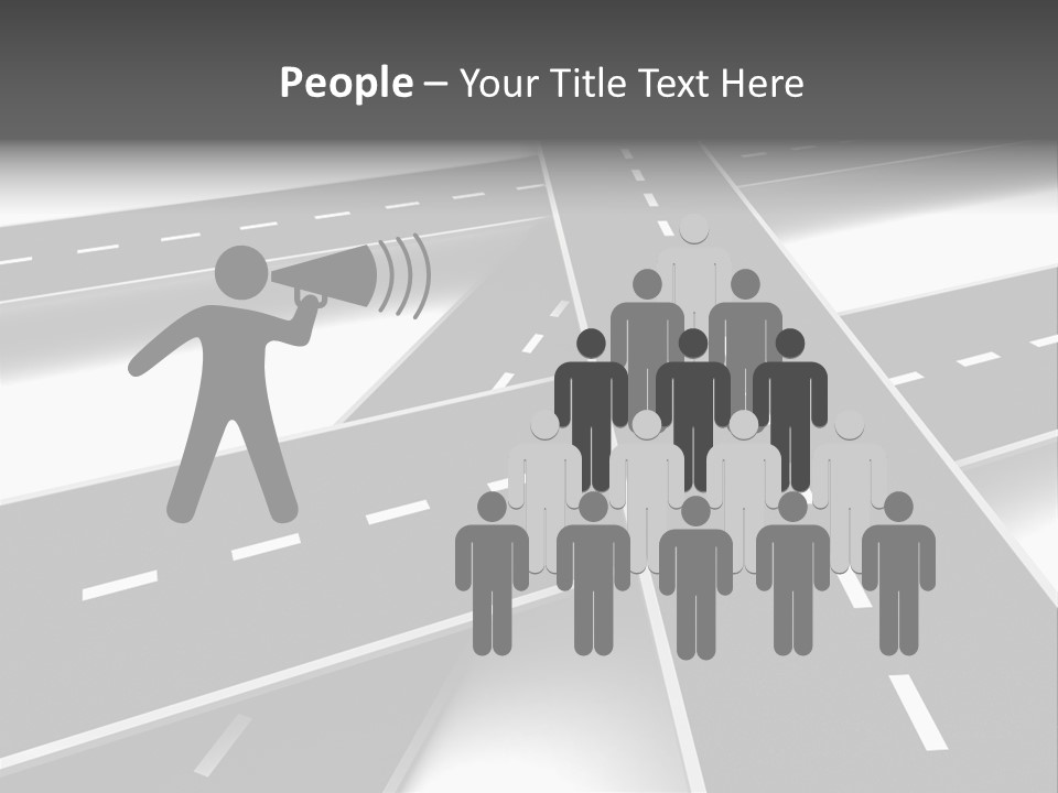 Transportation Turmoil Many PowerPoint Template