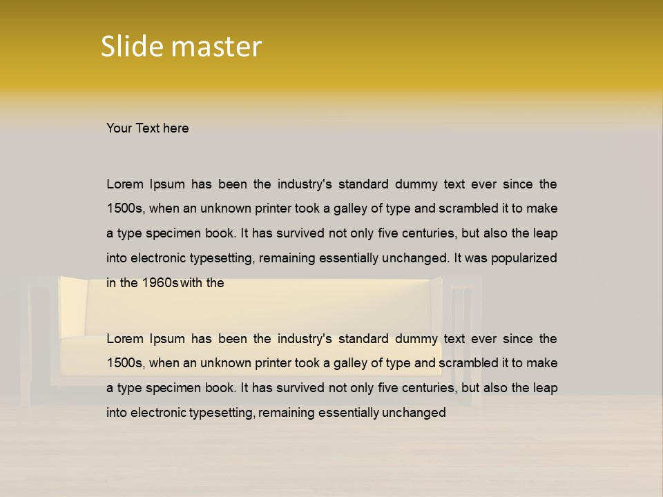 Penthouse Loft Minimalism PowerPoint Template