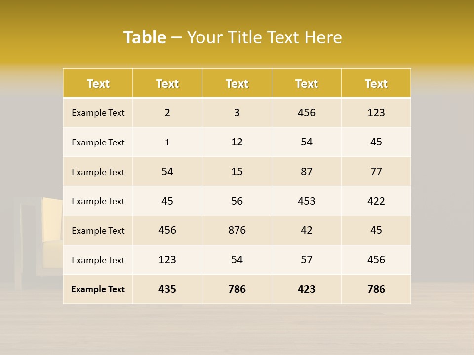 Penthouse Loft Minimalism PowerPoint Template