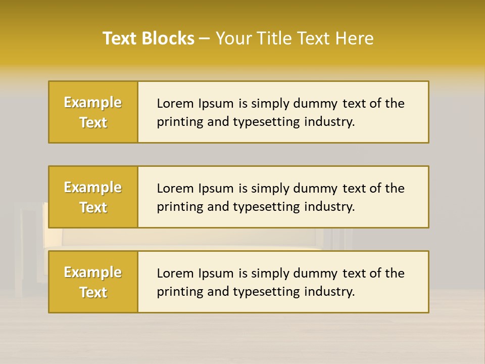Penthouse Loft Minimalism PowerPoint Template