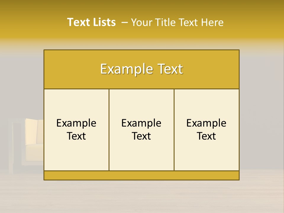 Penthouse Loft Minimalism PowerPoint Template