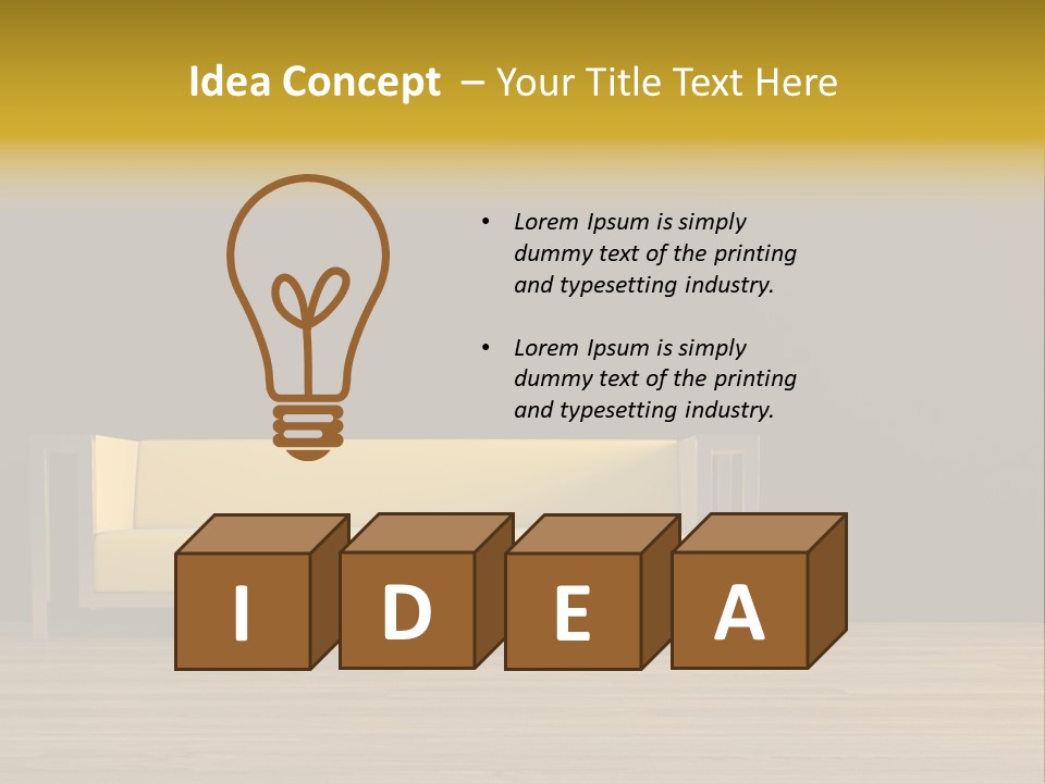 Penthouse Loft Minimalism PowerPoint Template