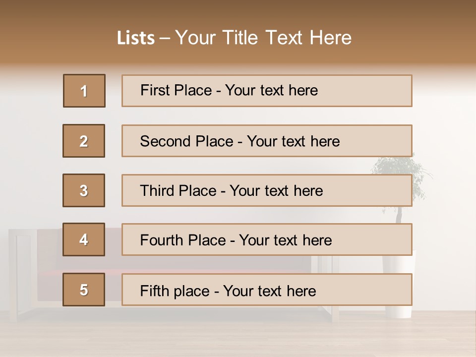 Sapling Penthouse Domestic PowerPoint Template