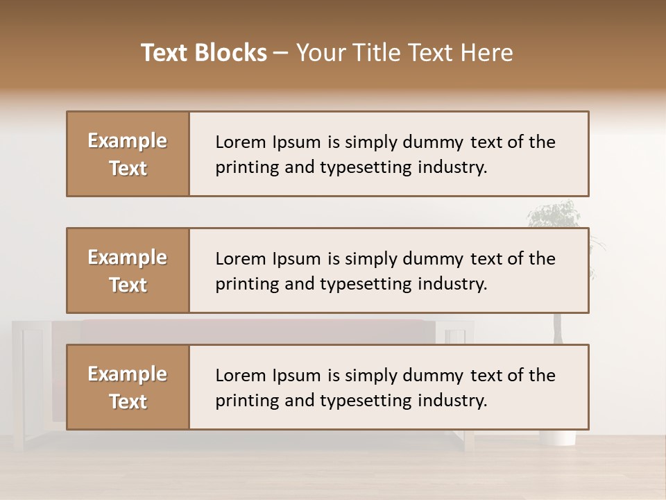 Sapling Penthouse Domestic PowerPoint Template