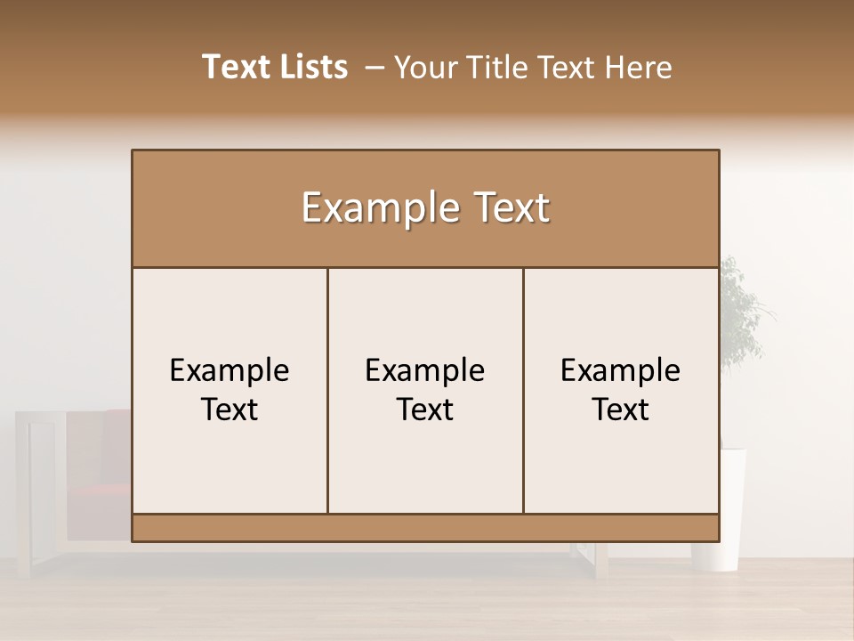 Sapling Penthouse Domestic PowerPoint Template