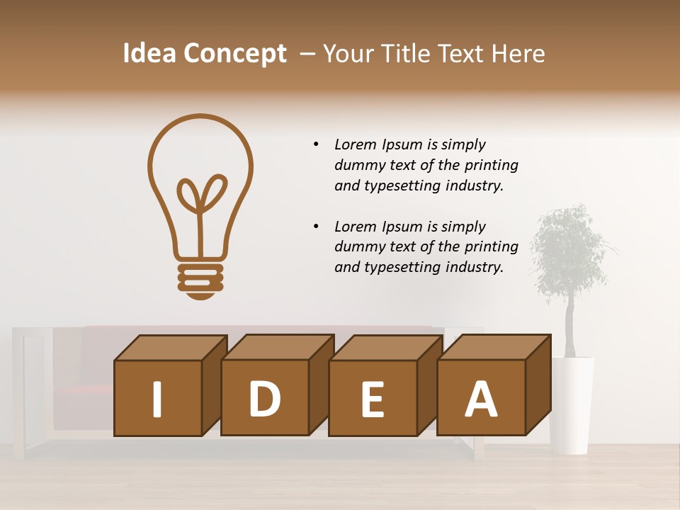 Sapling Penthouse Domestic PowerPoint Template