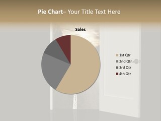 Door Real Hope PowerPoint Template