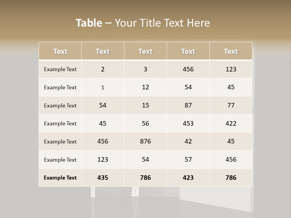 Door Real Hope PowerPoint Template