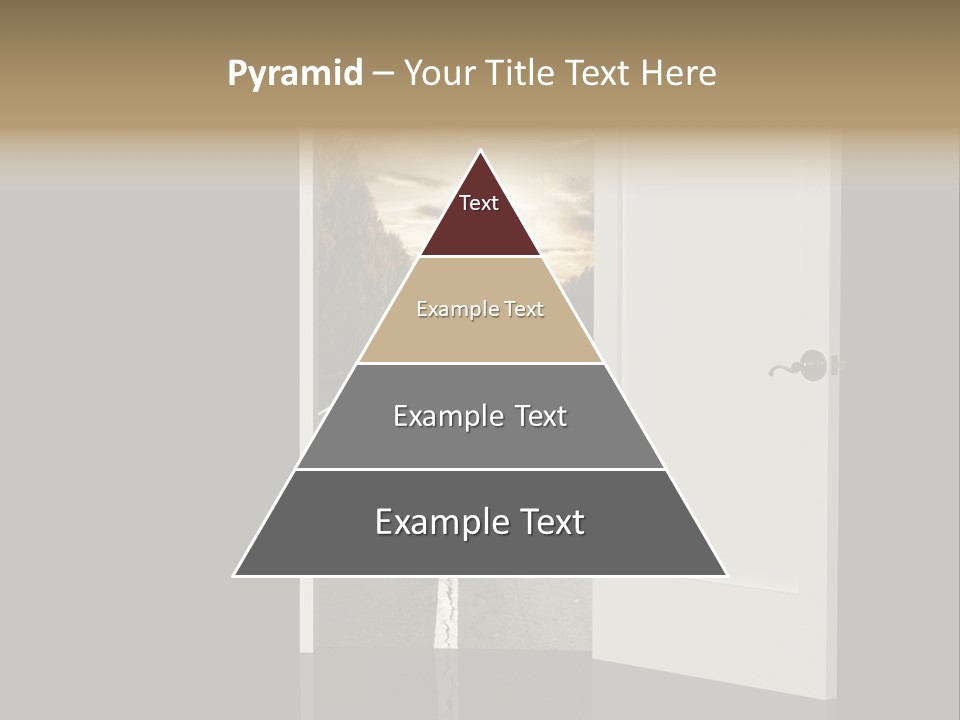 Door Real Hope PowerPoint Template