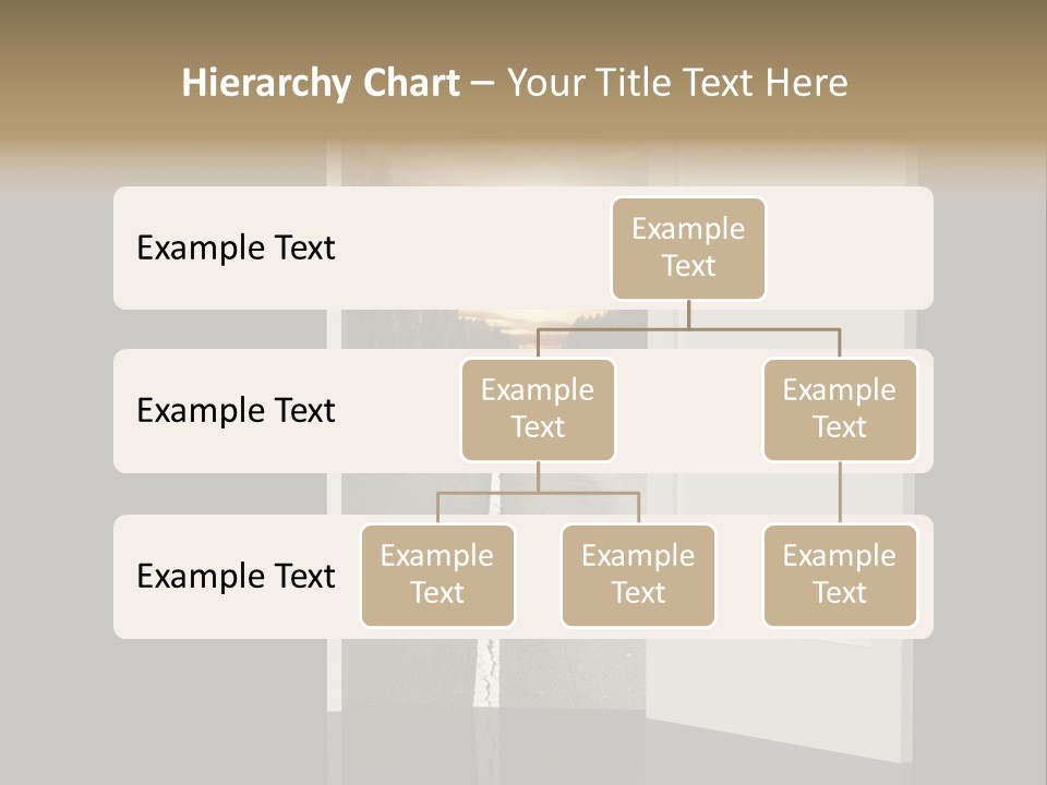 Door Real Hope PowerPoint Template