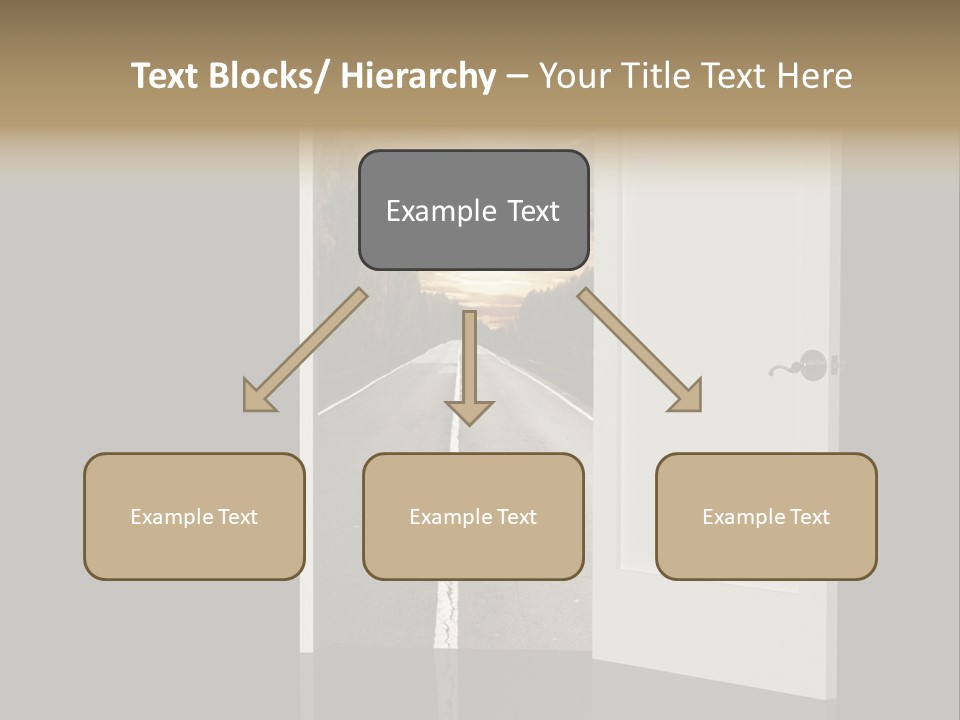 Door Real Hope PowerPoint Template