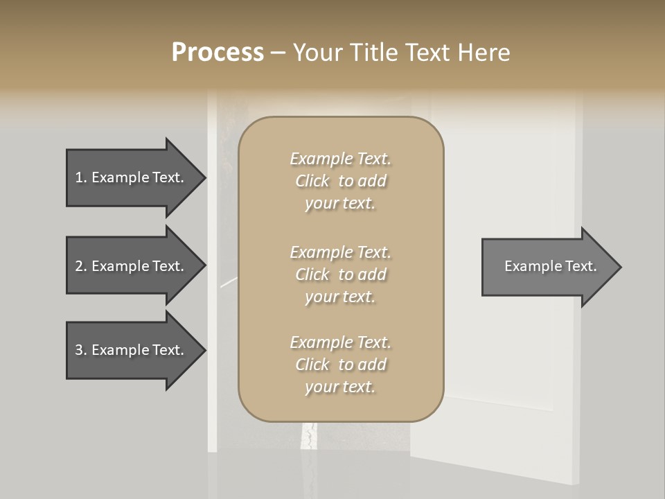 Door Real Hope PowerPoint Template