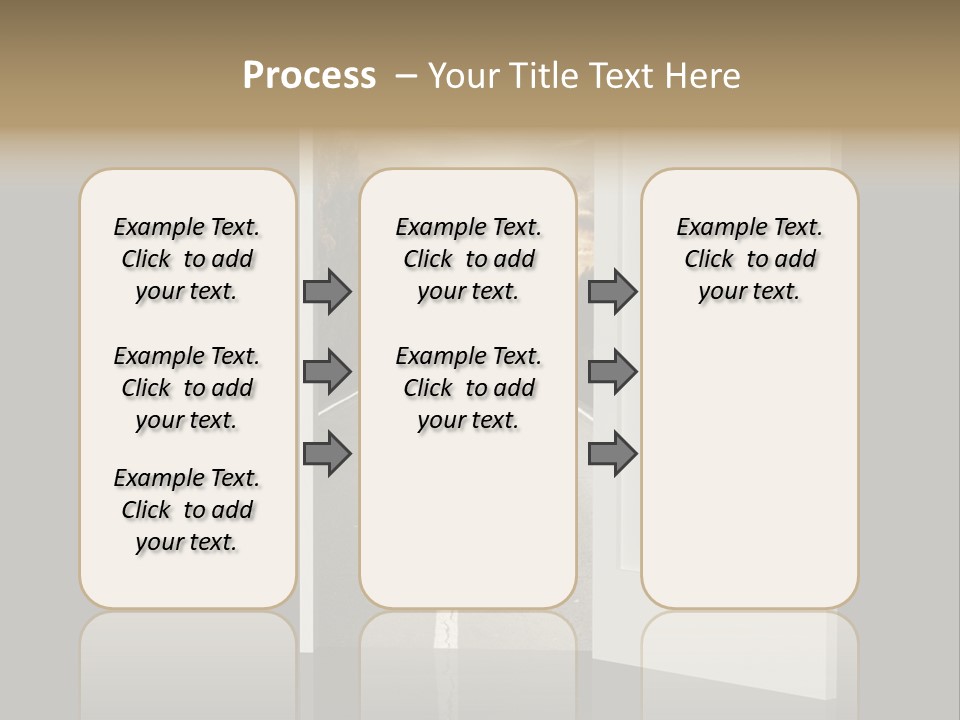 Door Real Hope PowerPoint Template