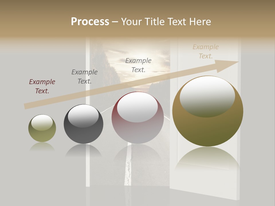 Door Real Hope PowerPoint Template