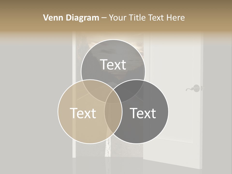 Door Real Hope PowerPoint Template