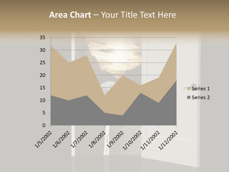 Door Real Hope PowerPoint Template