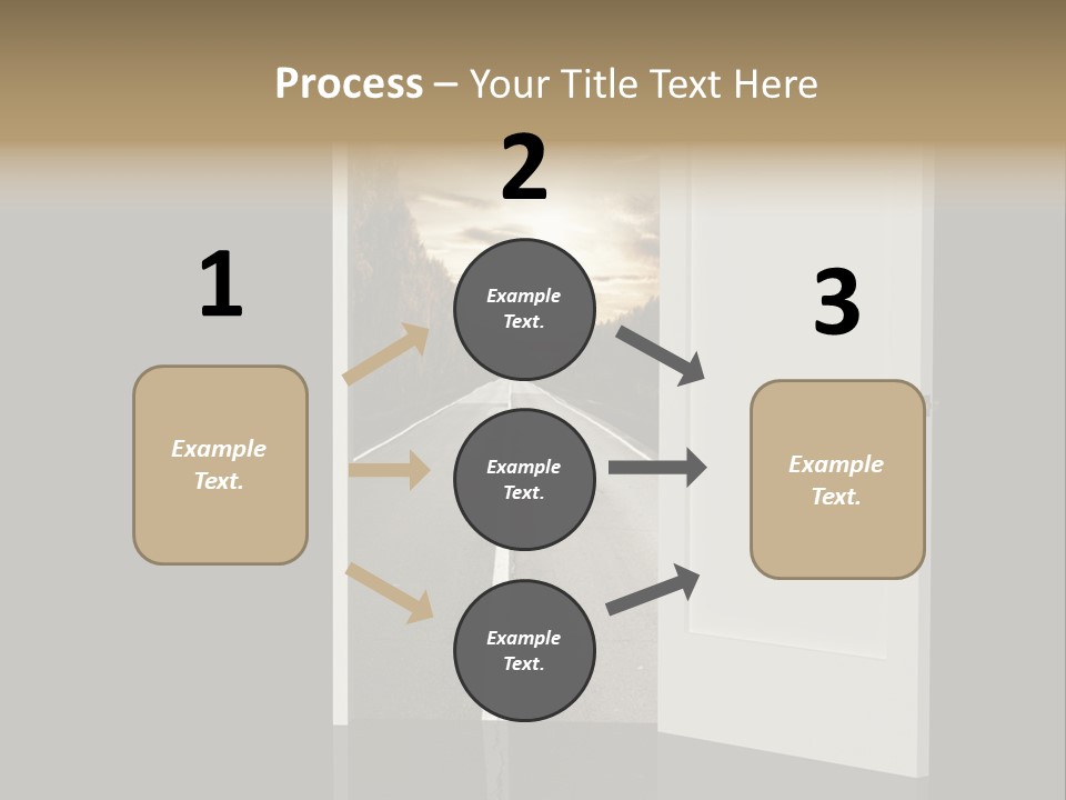 Door Real Hope PowerPoint Template