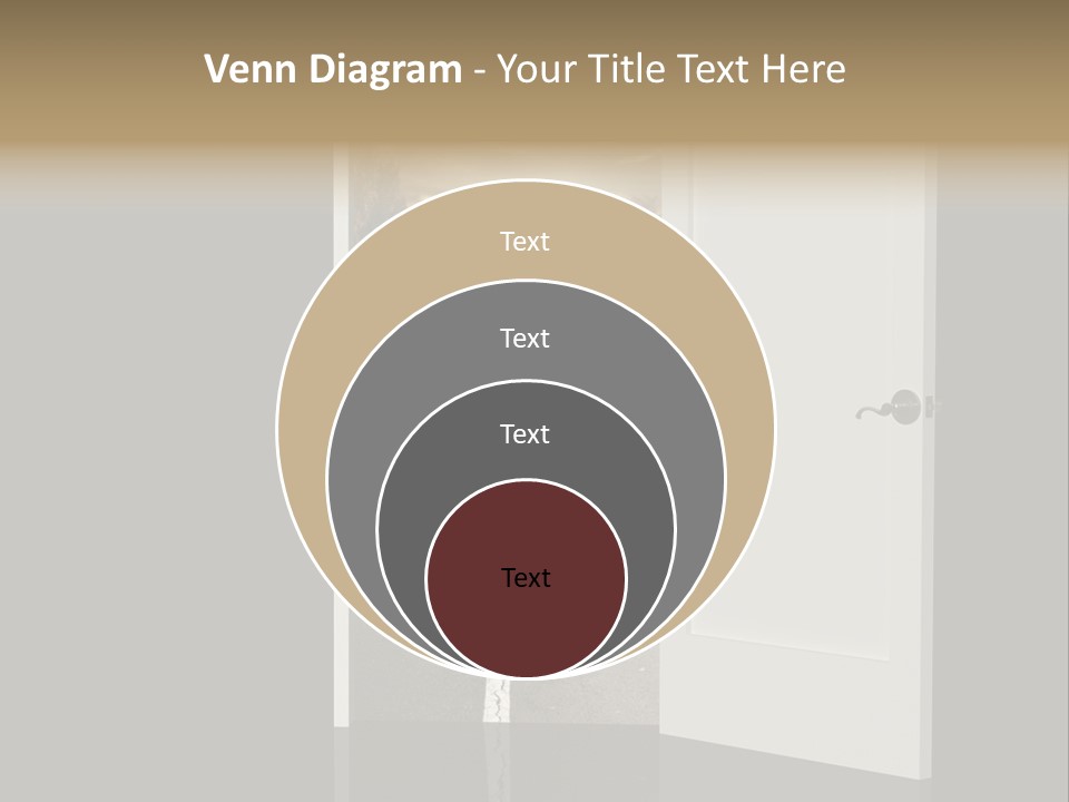Door Real Hope PowerPoint Template