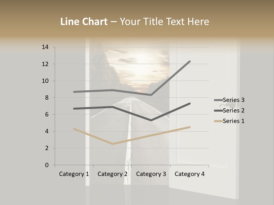 Door Real Hope PowerPoint Template