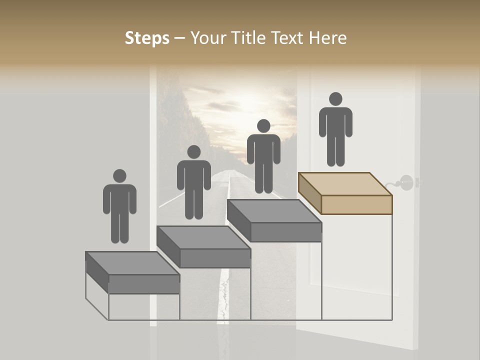 Door Real Hope PowerPoint Template