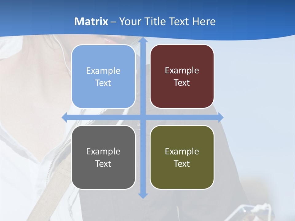 Hoodie Hair Cool PowerPoint Template