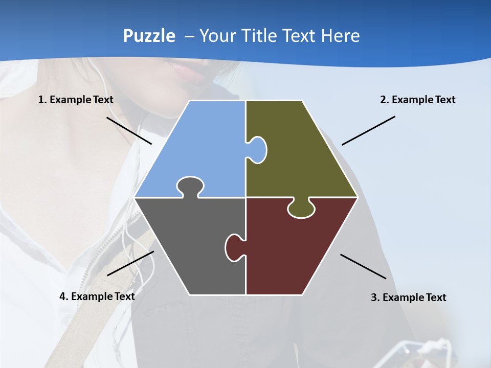 Hoodie Hair Cool PowerPoint Template