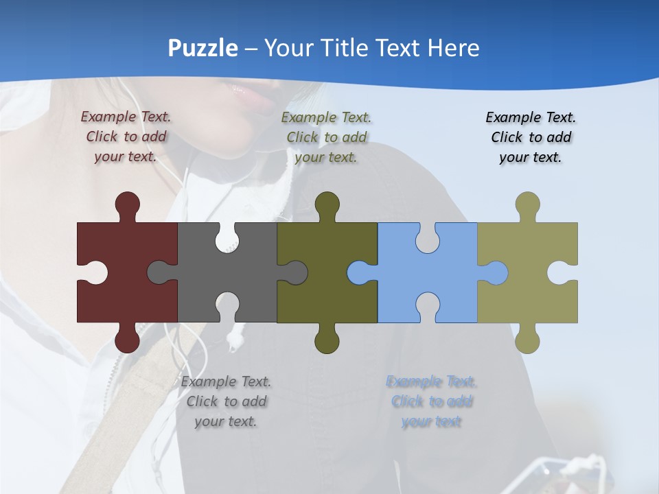 Hoodie Hair Cool PowerPoint Template