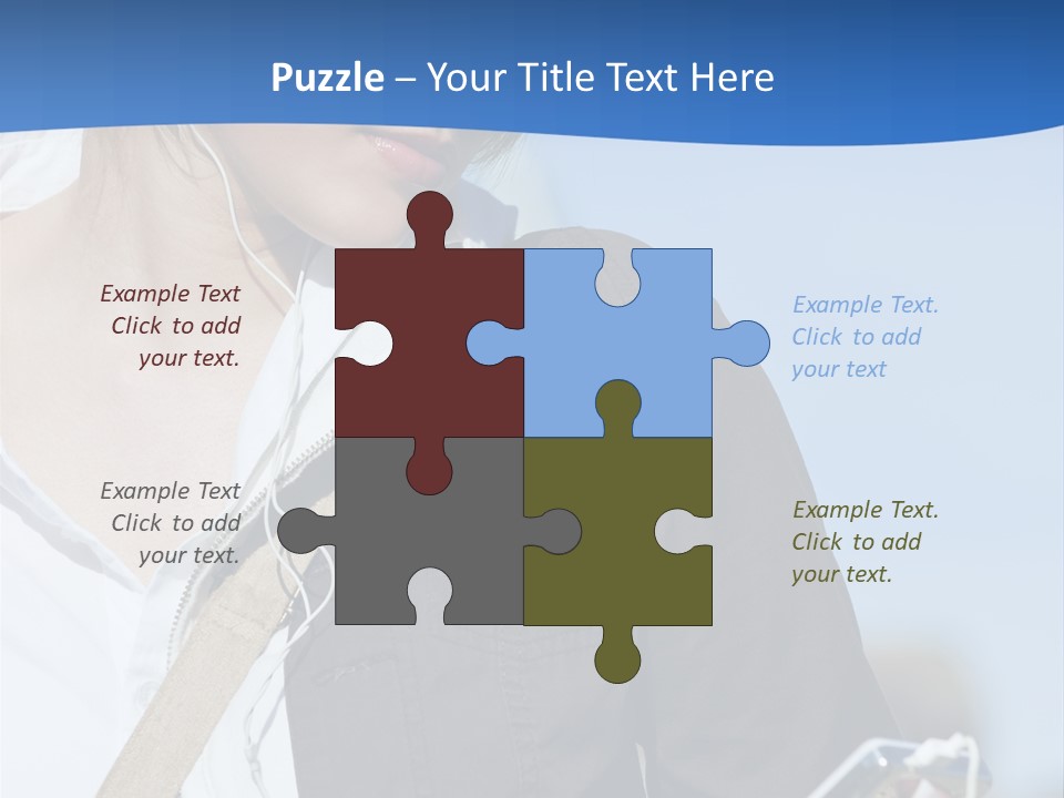 Hoodie Hair Cool PowerPoint Template