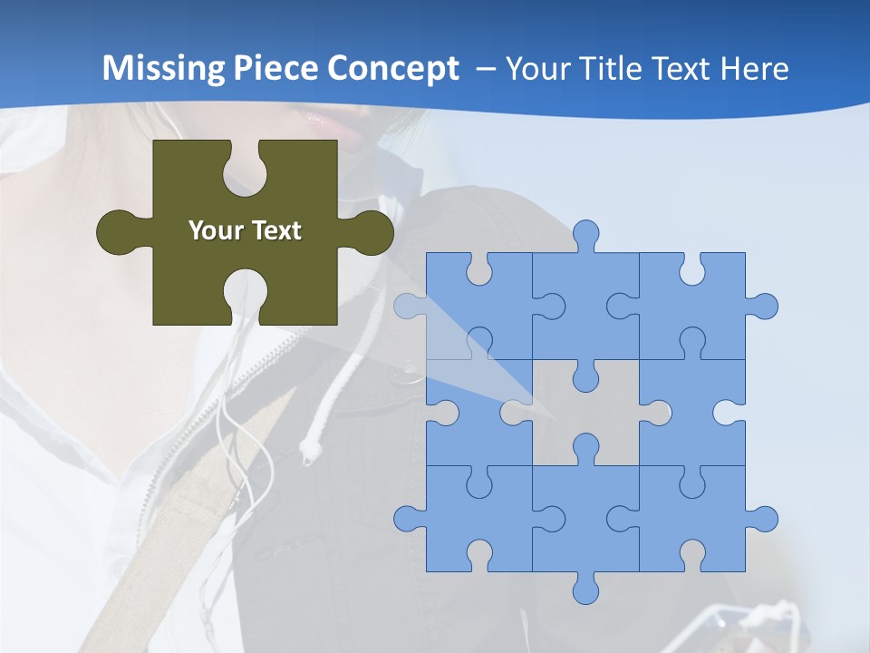 Hoodie Hair Cool PowerPoint Template